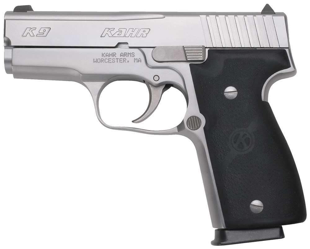 Kahr Arms K9093N K9 9mm Luger 3.50" 7+1 Stainless Steel Black Polymer-img-0