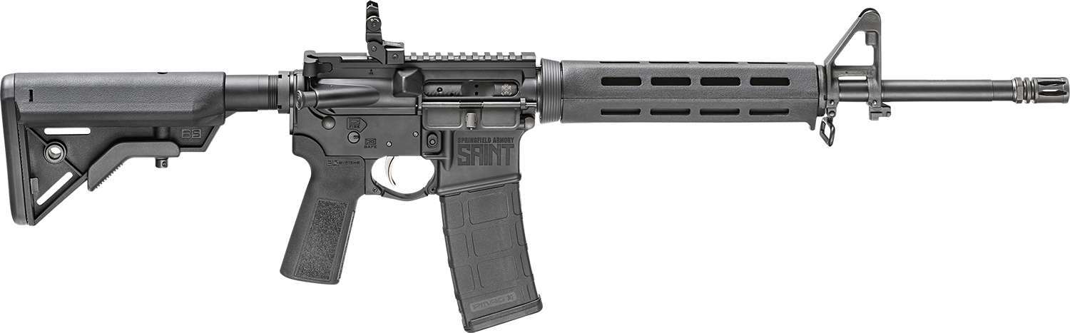 Springfield Armory ST916556B-B5 Saint 5.56x45mm NATO 16" 30+1 Black Hard Co-img-0