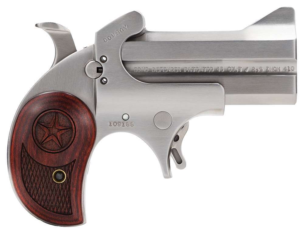 Bond Arms BACD Cowboy Defender 45 Colt (LC)/410 Gauge 3" 2 Round Stainless-img-0