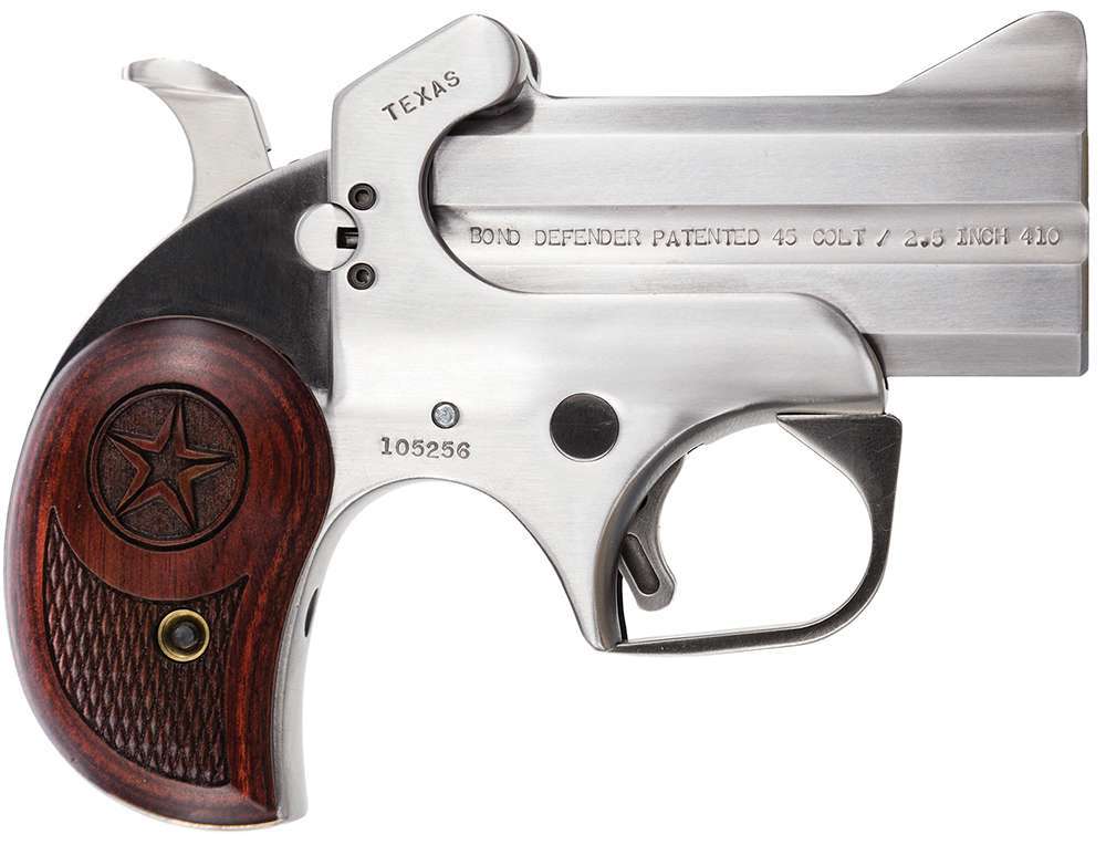 Bond Arms BATD Texas Defender 45 Colt (LC)/410 Gauge 3" 2 Round Stainless-img-0