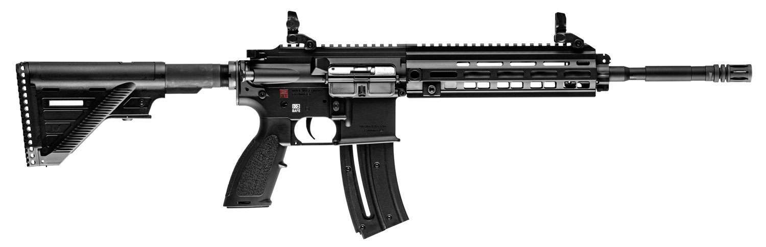 HK 81000402 HK 416 Rimfire 22 LR 16.10" 10+1 Black Retractable Stock-img-0