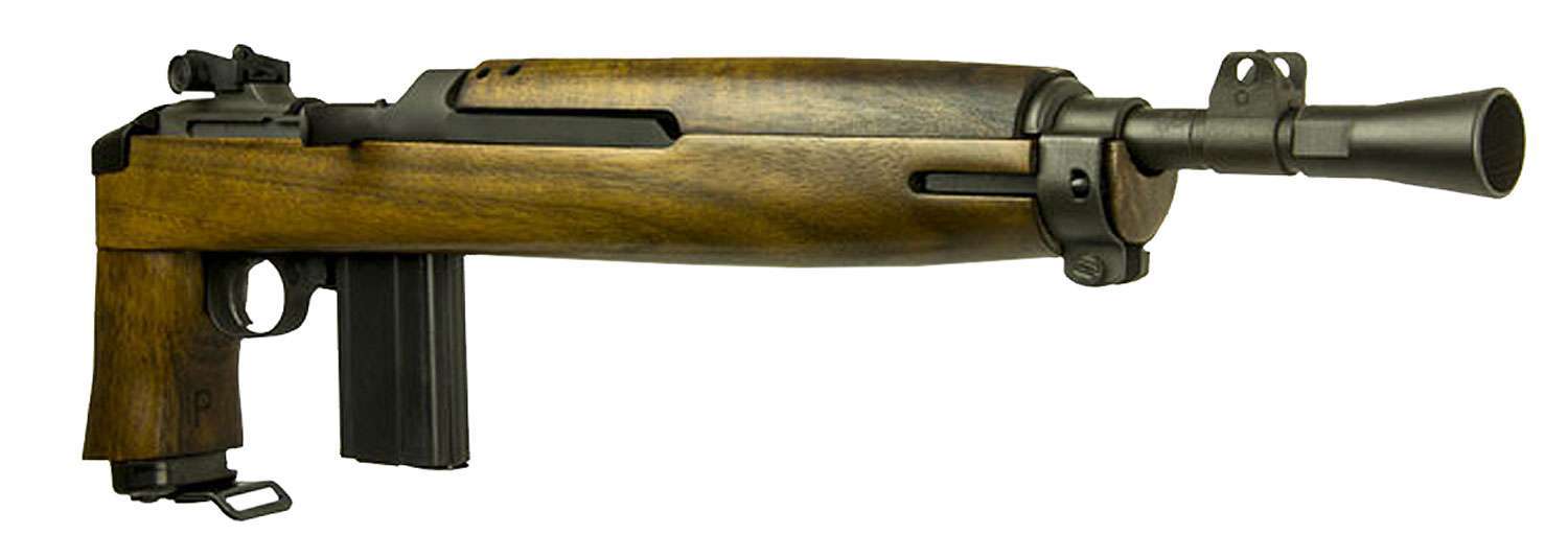Inland Mfg ILM200 Advisor M1 30 Carbine 12" 15+1 Black Parkerized Wood-img-0