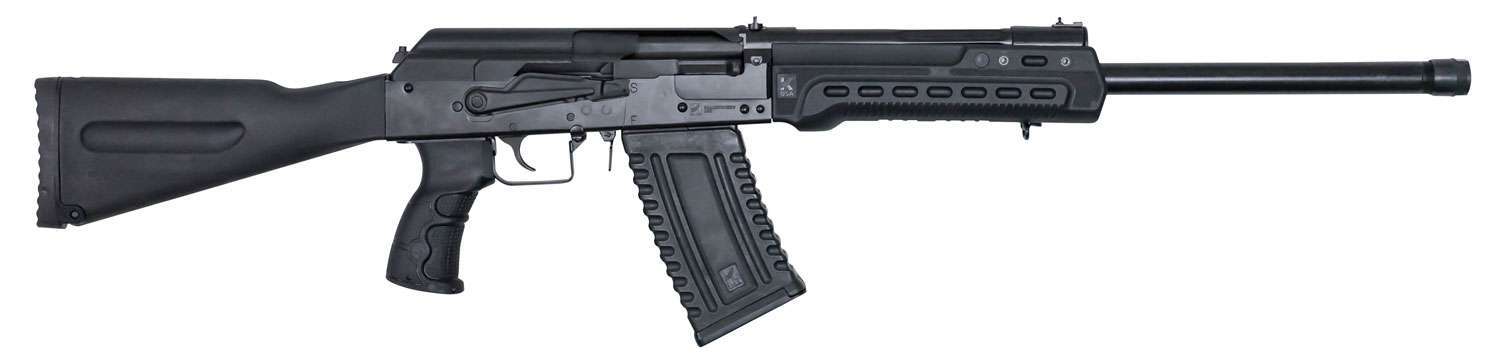 Kalashnikov USA KS12 KS-12 12 Gauge 18.25" 5+1 3" Black, Fixed Stock Right-img-0