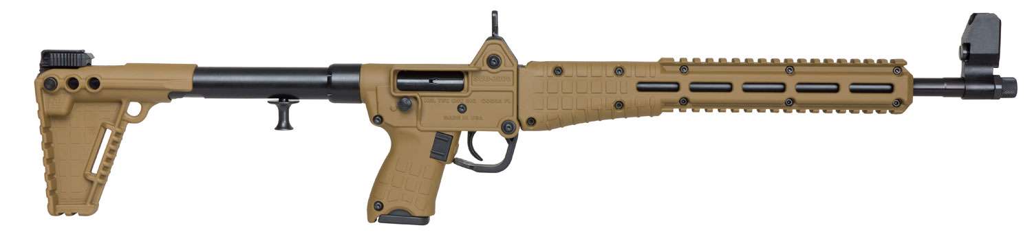 Kel-Tec SUB2K9GLK19BTANHC Sub-2000 9mm Luger 16.25" 15+1 Tan Adjustable Sto-img-0