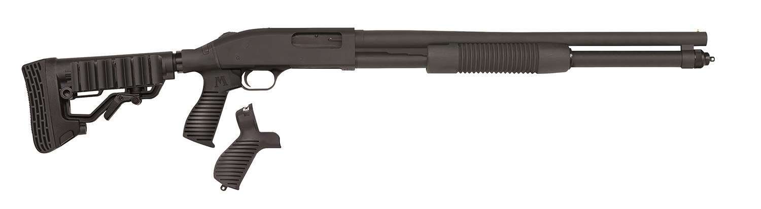 Mossberg 50695 590SP 12 Gauge 20" 3" 8+1 6 Position Stock Pistol Grip Cylin-img-0