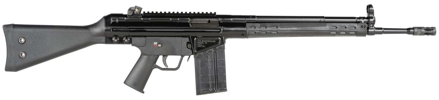 PTR 109 A3S 308 Win 7.62x51mm NATO 18" 20+1 Black Powdercoat Black Polymer-img-0