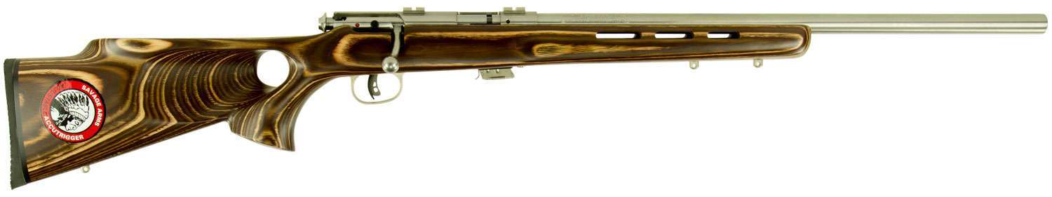 Savage 25725 Mark II BTVS Bolt 22 Long Rifle 21" 5+1 Laminate Thumbhole Bro-img-0