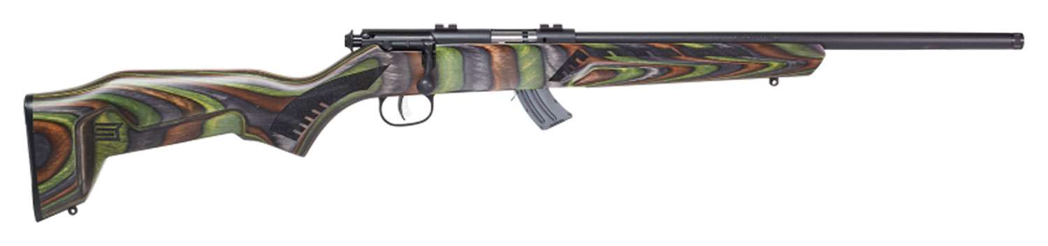 Savage 26736 Mark II Minimalist 22 LR 10+1 18" Green Fixed Thumbhole Stock-img-0