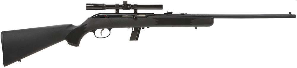 Savage 40000 64 FXP with Scope 22 LR 10+1 21" Black Matte Blued Right Hand-img-0