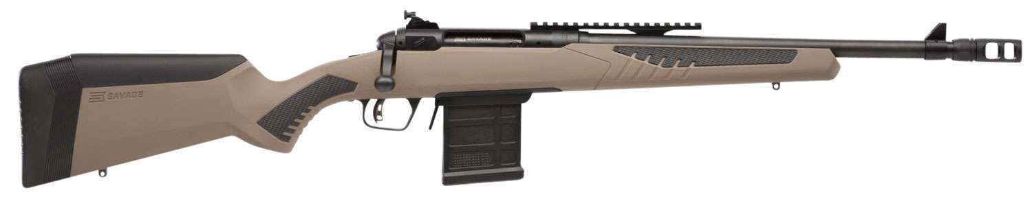 Savage 57136 10/110 Scout 223 Rem 10+1 16.50" Flat Dark Earth Fixed AccuFit-img-0