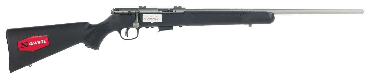 Savage 96712 93R17 FSS 17 HMR 5+1 21" Black Matte Stainless Right Hand-img-0