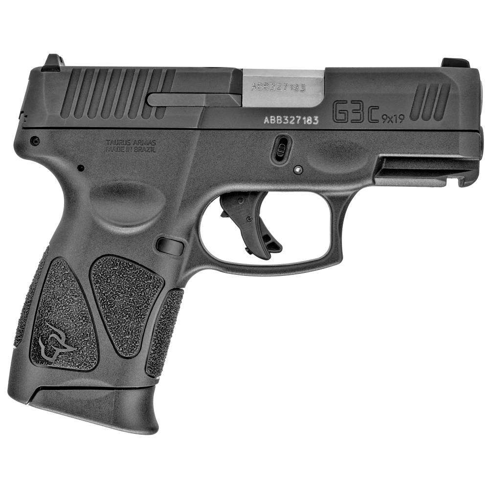 Taurus 1G3C93110 G3C 9mm Luger 3.26" 10+1 Matte Black Steel Slide Black Pol-img-0