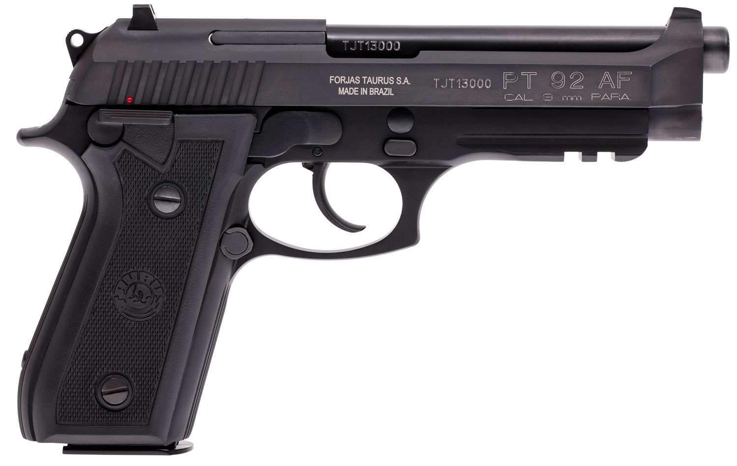 Taurus 192015117 92 Standard 9mm Luger 5" 17+1 Blued Black Polymer Grip Fix-img-0