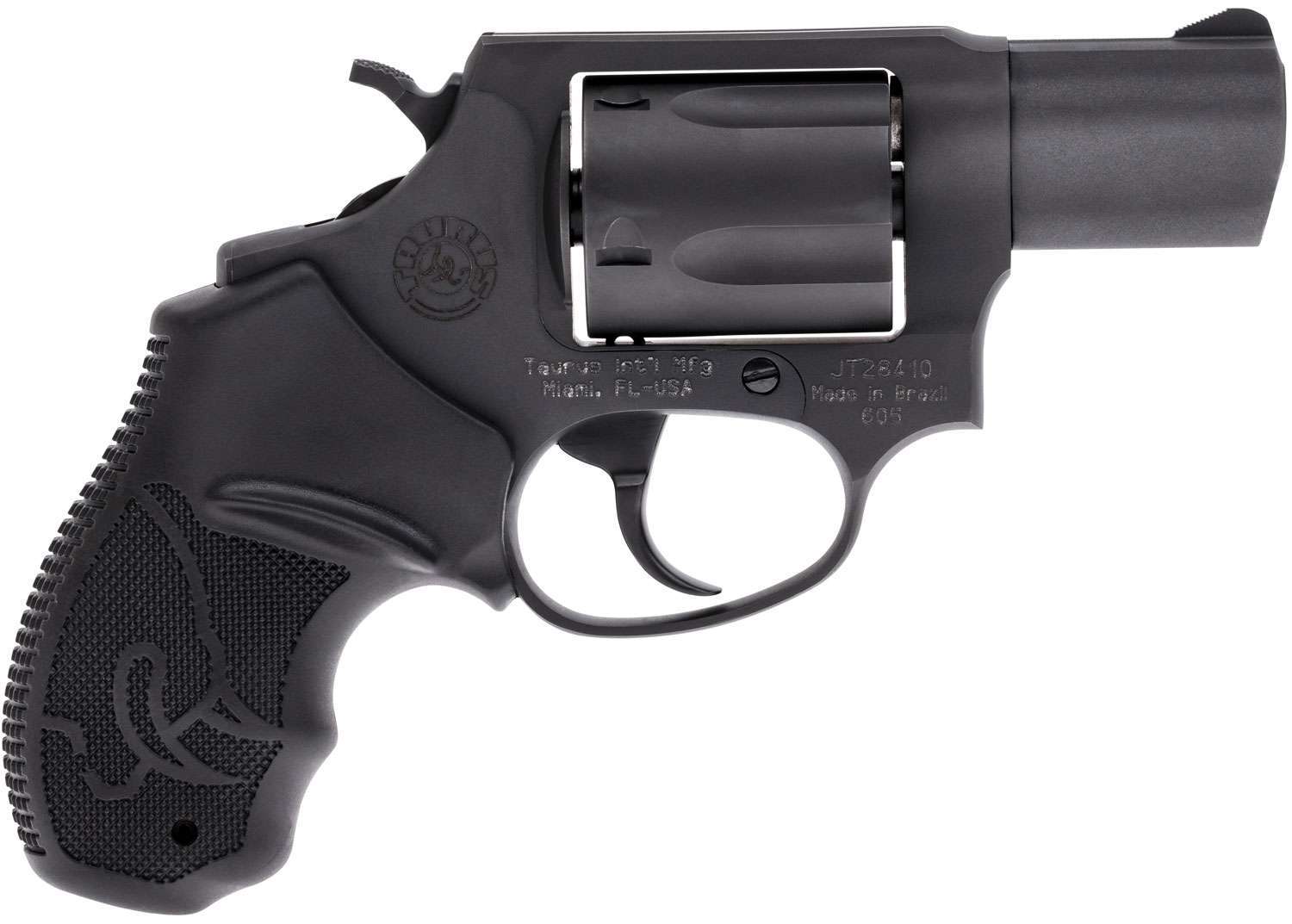 Taurus 2605021 605 Single/Double 357 Magnum 2" 5 FS Black Rubber Blued-img-0