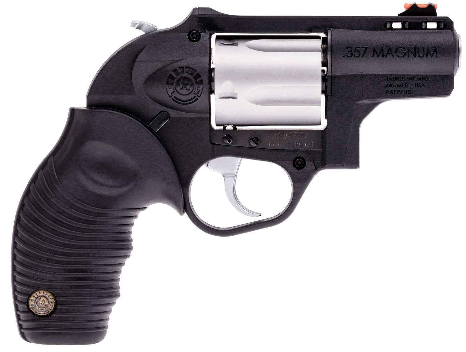 Taurus 2605029PLY 605 Single/Double 357 Magnum 2" 5 rd Black Ribber Grip Bl-img-0