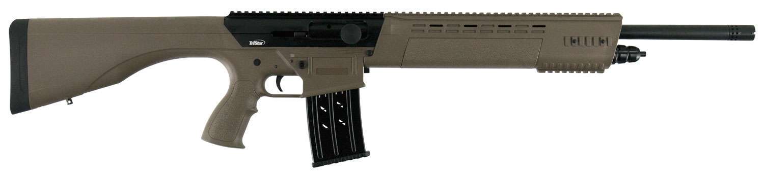 TriStar KRX Tactical Black 12 Gauge 20" 3" 5+1 Flat Dark Earth Fixed w/Pist-img-0