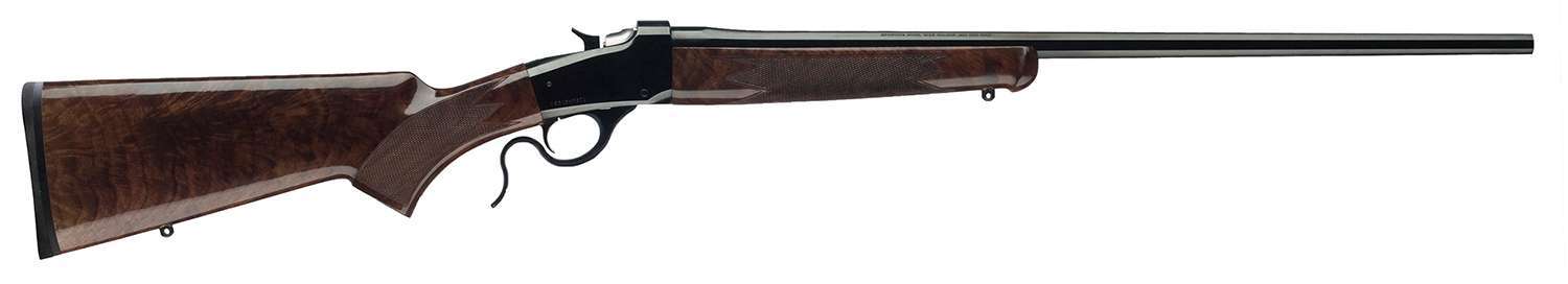 Winchester 534293206 1885 Low Wall Hunter High Grade 22 Hornet 24" Octagon-img-0