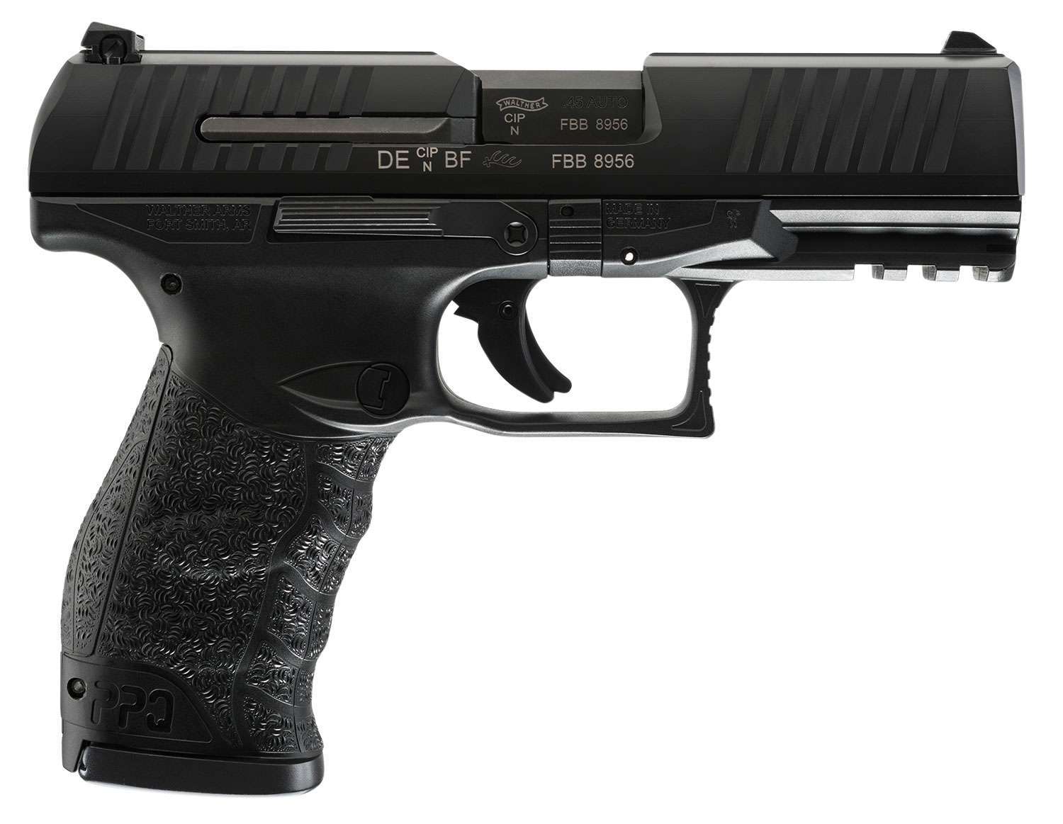 Walther Arms 2807076 PPQ M2 45 ACP 4.25" 12+1 Black Polymer Grip-img-0