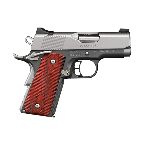 Kimber 3000245 Ultra CDP 45acp 3 7+1 Rosewood Grips-img-0